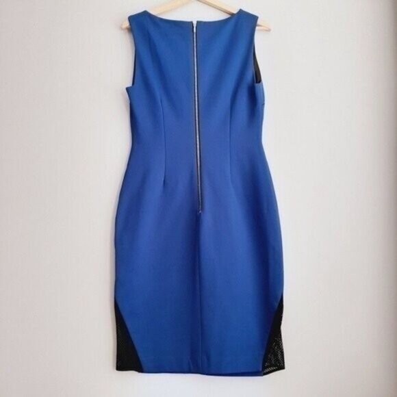 PERIPHERY Sheath Bodycon Knee Length Dress Cobalt Blue Sz M - Picture 6 of 11